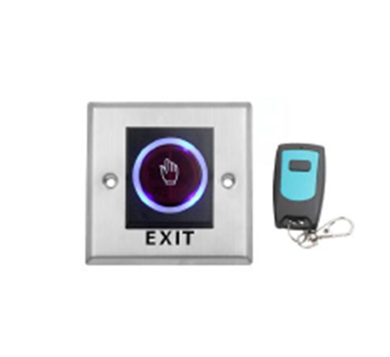 stainless steel infrared “no touch” exit button + wireless remote module stainless steel infrared “no touch” exit button + wireless remote module