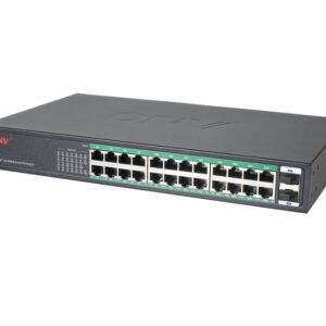 onv h3024pf 24 port gigabit poe switch with 2 sfp uplink ports