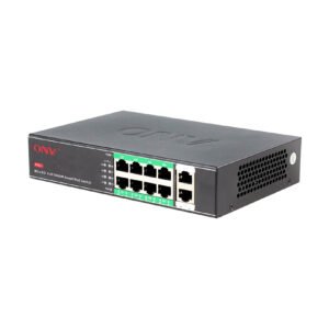 onv h3108ps 8 port gigabit ethernet unmanaged poe switch with 2 uplink ports