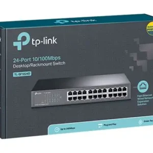 tp link tl sf1024d 24 port 10/100 mbps desktop/rackmount switch