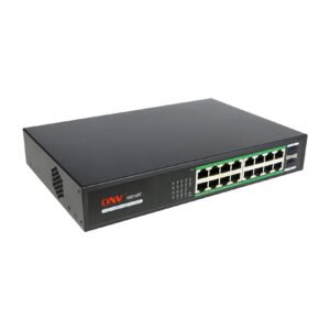 onv h3016pf 16 port gigabit poe switch with 2 sfp uplink ports